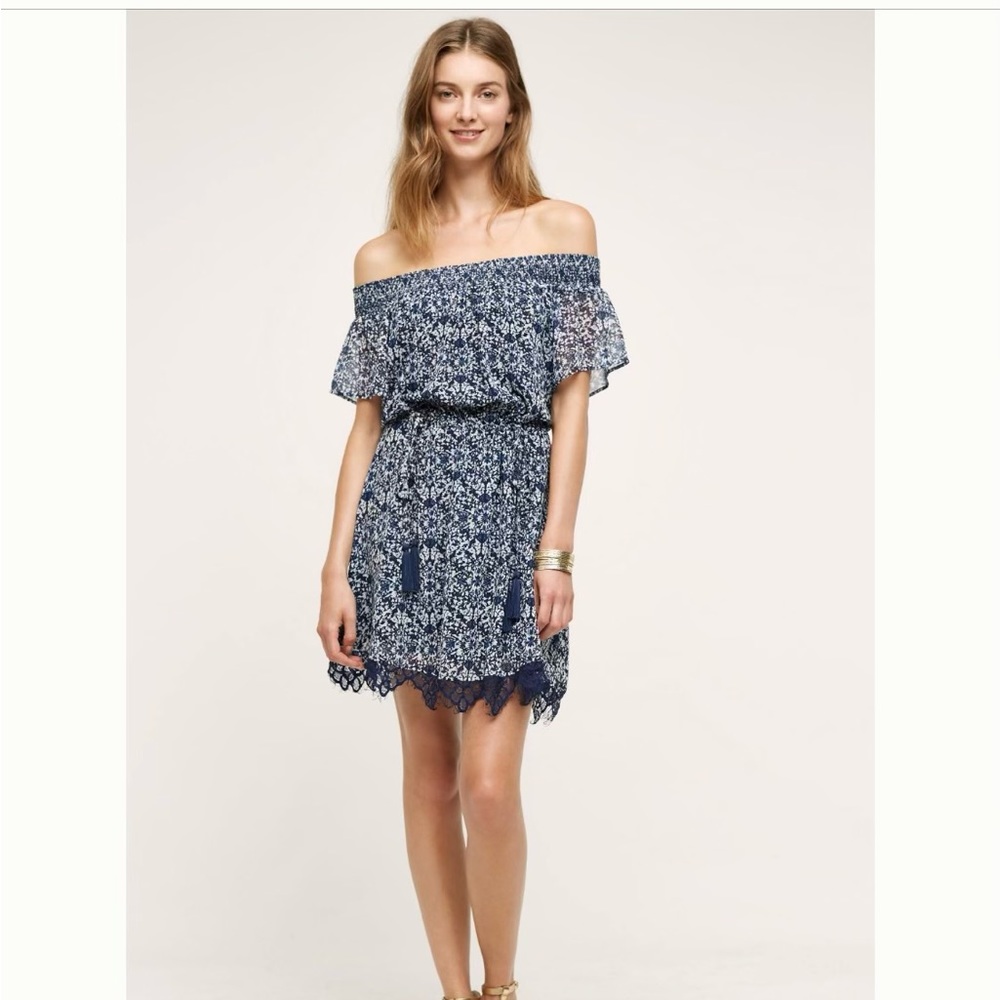 Greylin Women’s Lace Off the Shoulder Dress